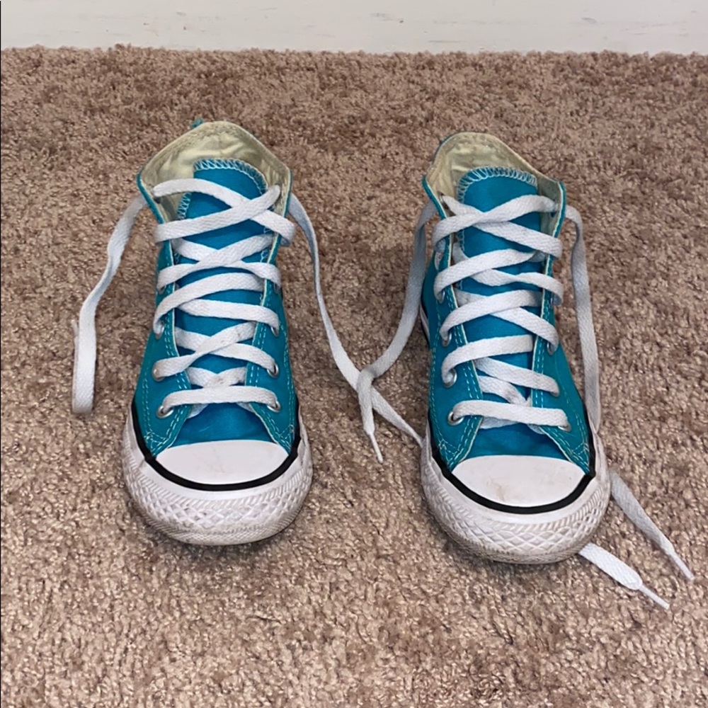 Size 13 kids ,Turquoise converse
